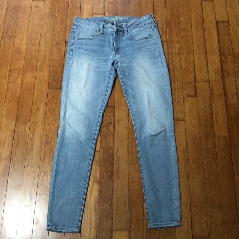 American Eagle Straight Skinny Stretch Denim